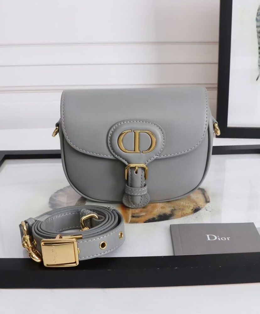 Christian Dior Small Dior Bobby Bag Gray